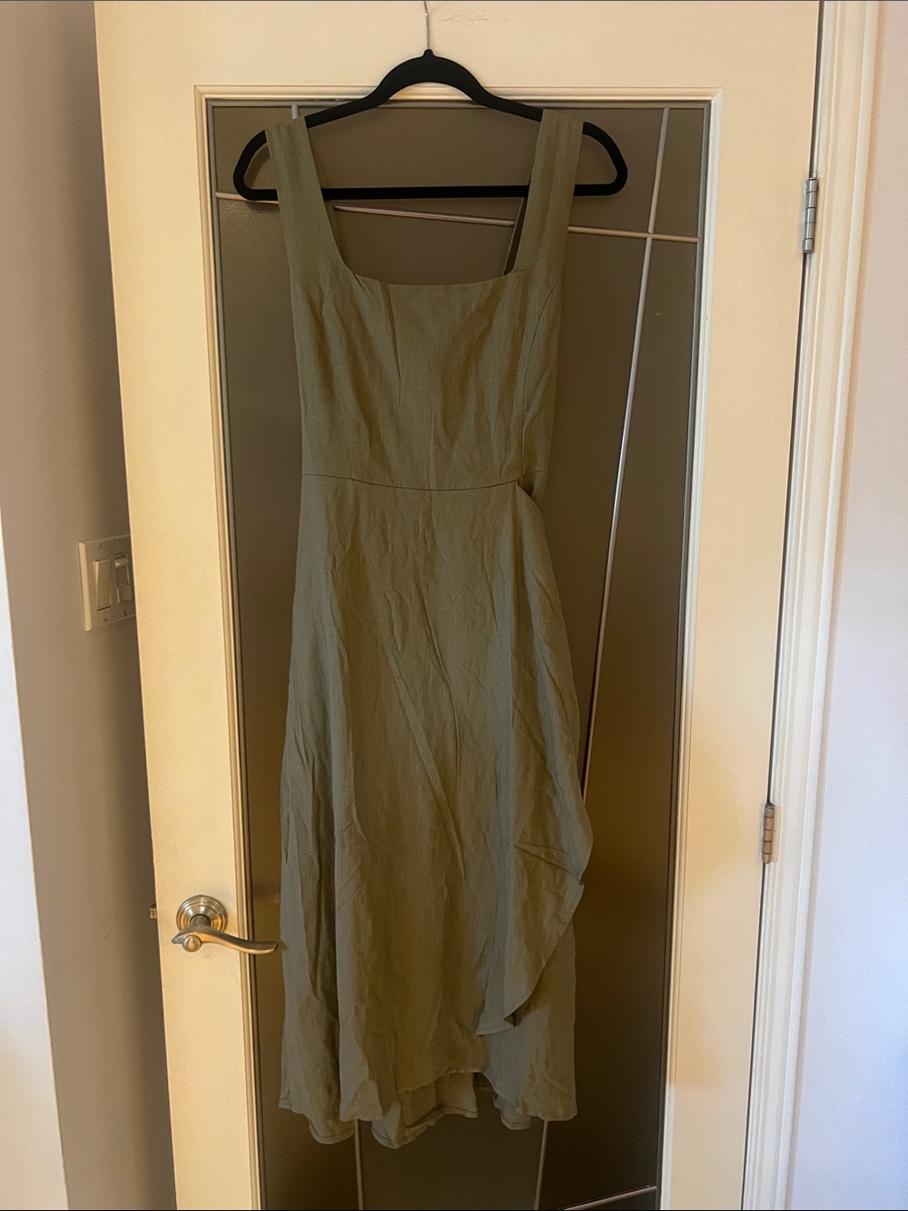 Ardene Light Green Linen Blend Dress XL NWT - Picture 4 of 10